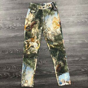 da vinci’s demons high waist graphic jeans